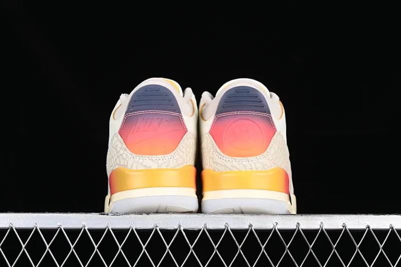 All categories Air Jordan Jordan series basketball shoes Air Jordan 3 OG version J.Balvin x Air Jordan 3 Retro AJ3 Joe 3 rainbow gradient FN0344-901
